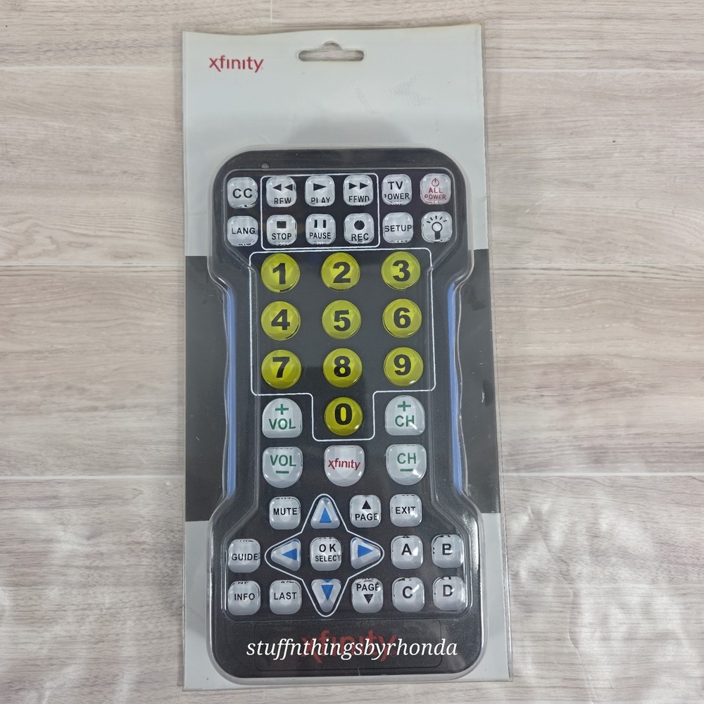 Xfinity/Comcast Remote Control NEW/SEALED Extra Large Button Back Lit OEM‎